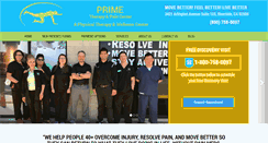 Desktop Screenshot of primetherapy1.com
